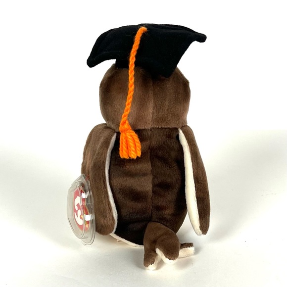 Ty Beanie WISE The Graduation Owl Baby–1998 Original, MINT & SUPER RARE … - Picture 2 of 7